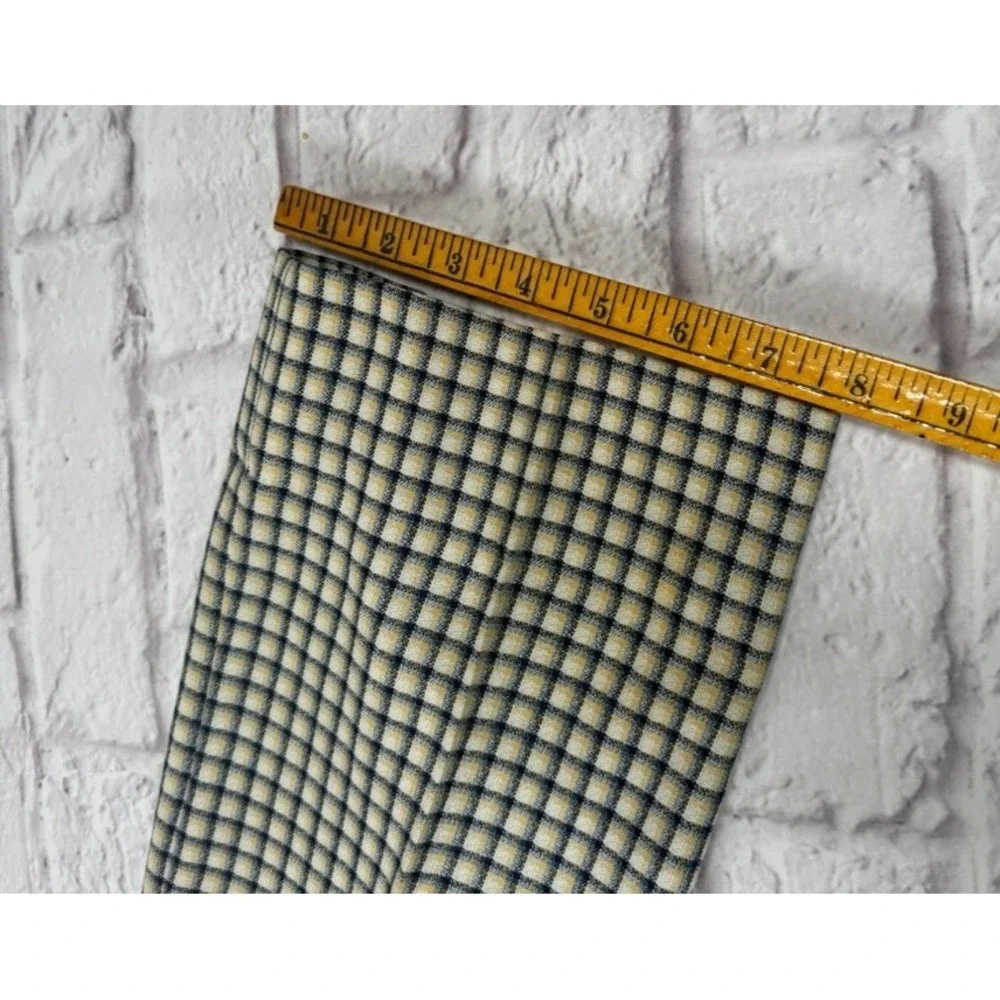 Vintage Hickey Freeman for Sakowitz Pants Mens 30x29 Flat Front Checkered - Picture 7 of 13